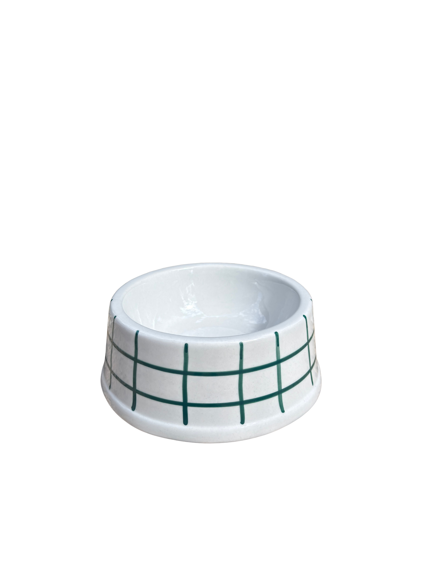 Comedouro quadriculado verde dogmatch - PET