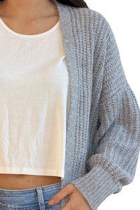 Cardigan Feminino Cinza – dogmatch