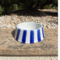 Comedouro listrado azul dogmatch - PET