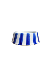 Comedouro listrado azul dogmatch - PET