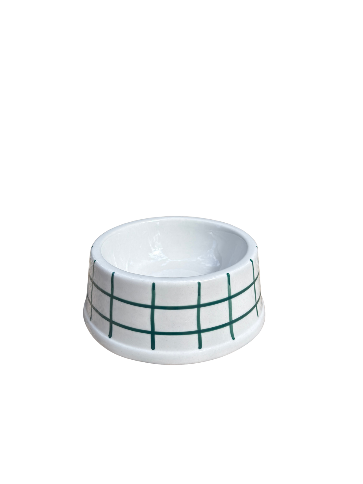 Comedouro quadriculado verde dogmatch - PET